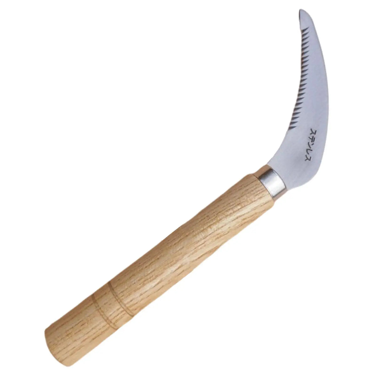 Handsichel mit Stahlklinge, Handwerkzeug zum Schneiden von Gras und Entfernen von Unkraut fur Gartenarbeiten