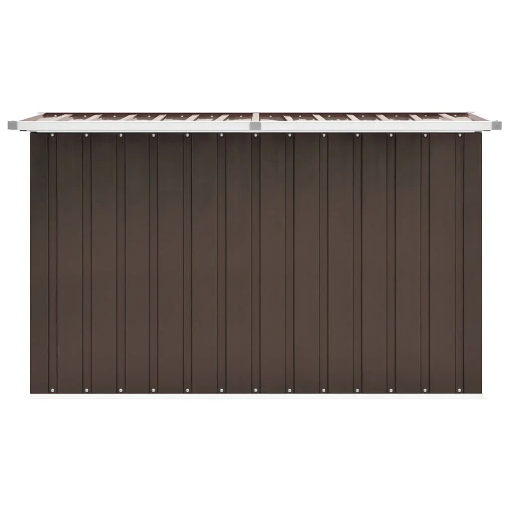 Garten-Aufbewahrungsbox 149 × 99 × 93 cm, Große Auflagenbox mit Stahlrahmen fur Garten, Terrasse und Balkon