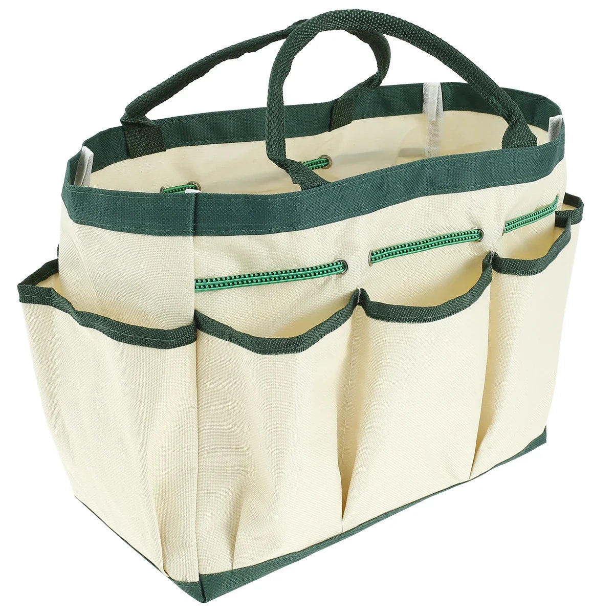 Werkzeugtasche aus 600D Oxford-Gewebe, Mehrzweck Gartentasche mit Mehreren Fächern, 12 L Aufbewahrungstasche fur Gartenwerkzeuge