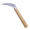 Handsichel mit Stahlklinge, Handwerkzeug zum Schneiden von Gras und Entfernen von Unkraut fur Gartenarbeiten