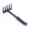 2-in-1 Gartenhacke und Handrechen aus Eisen, Handwerkzeug zum Lockern der Erde und Entfernen von Unkraut