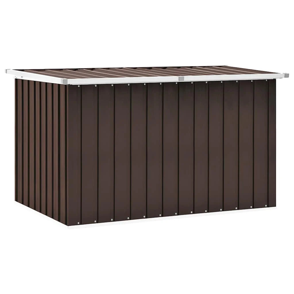 Garten-Aufbewahrungsbox 149 × 99 × 93 cm, Große Auflagenbox mit Stahlrahmen fur Garten, Terrasse und Balkon